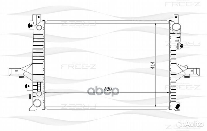 Радиатор KK0213 free-Z