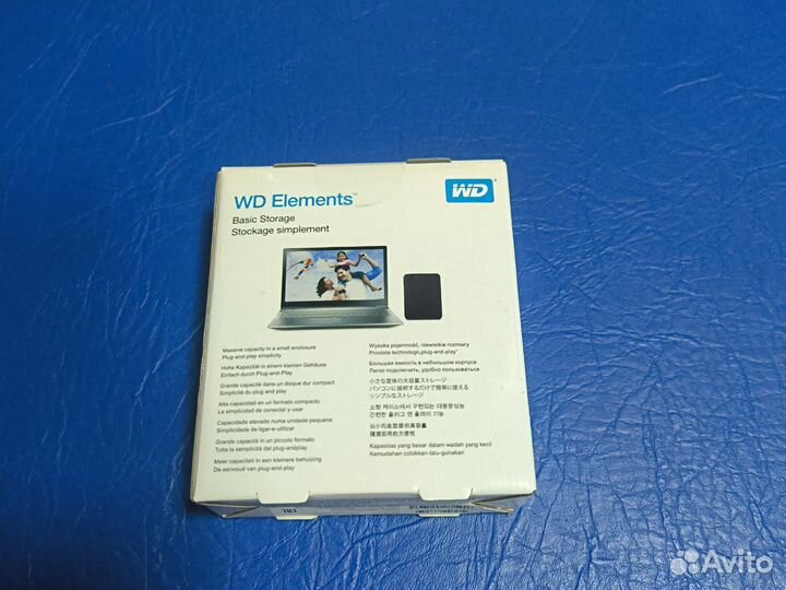 Переносной жёсткий диск WD Elements 2 tb