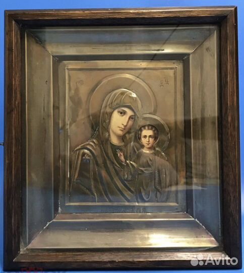 Старинные иконы. Финифть, письмо