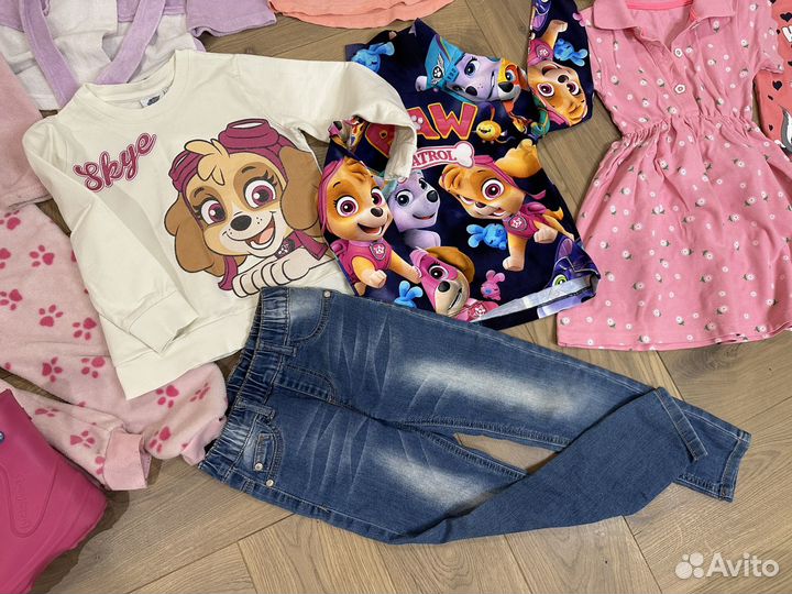 Одежда для девочки пакетом 116, 6 лет