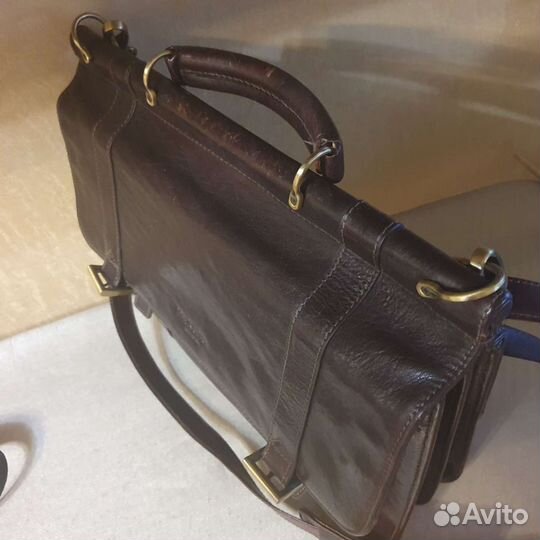 Сумка мужская натуральная кожа Dr. Koffer