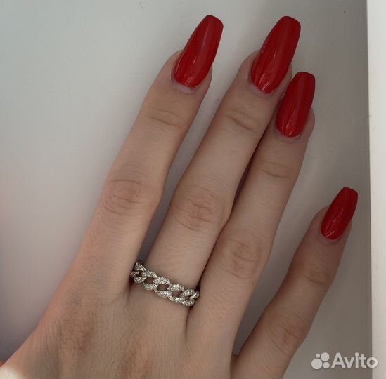 Серебряное кольцо sunlight