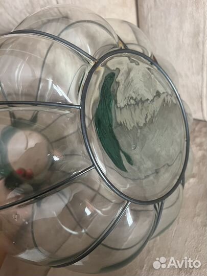 Ваза напольная, стекло