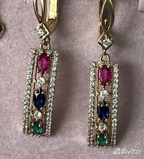 Золотые серьги