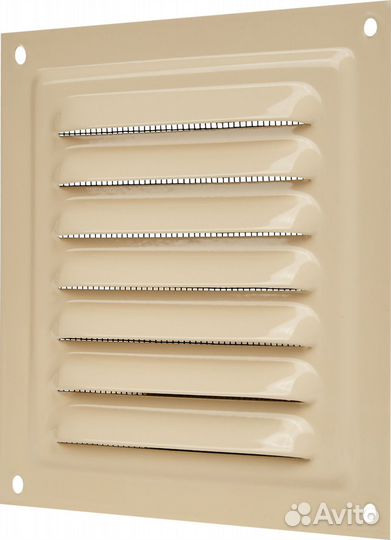 Вентиляционная решетка Vents 125x125 мм металл цве