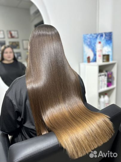 Кератиновое выпрямление и ботокс волос