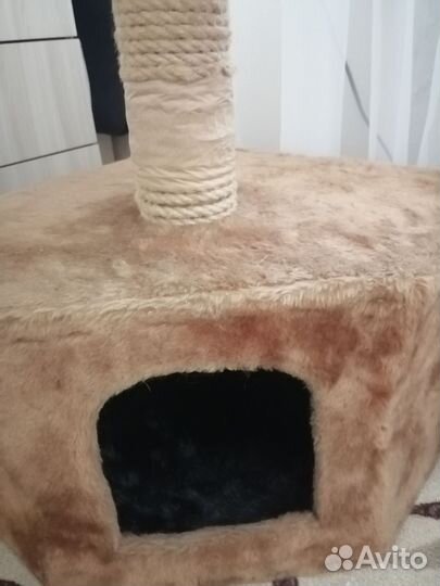 Когтеточка домик для кошки