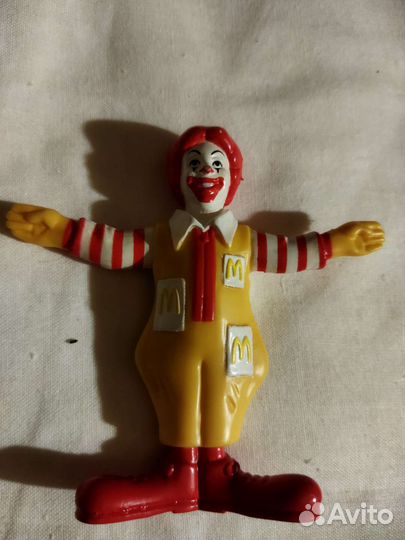 Игрушка клоун Рональд, винтаж