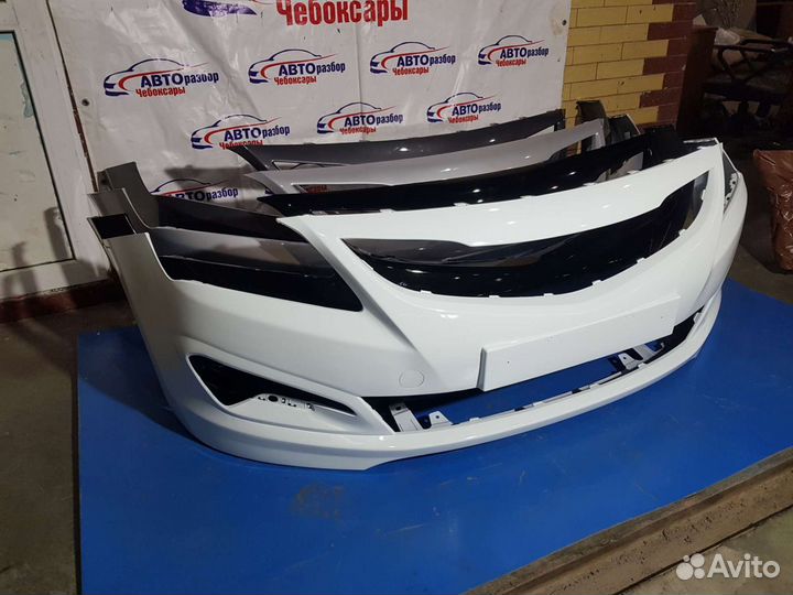 Бампер передний задний Hyundai Solaris 14-2017г