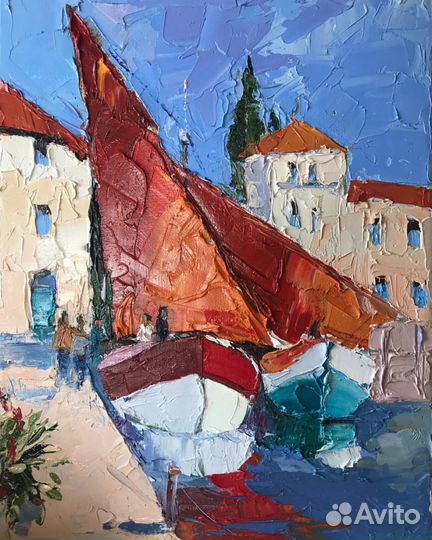 Картина маслом холст