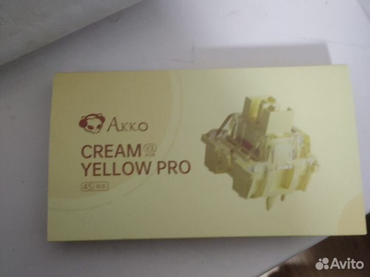 Свитчи akko cream yellow pro