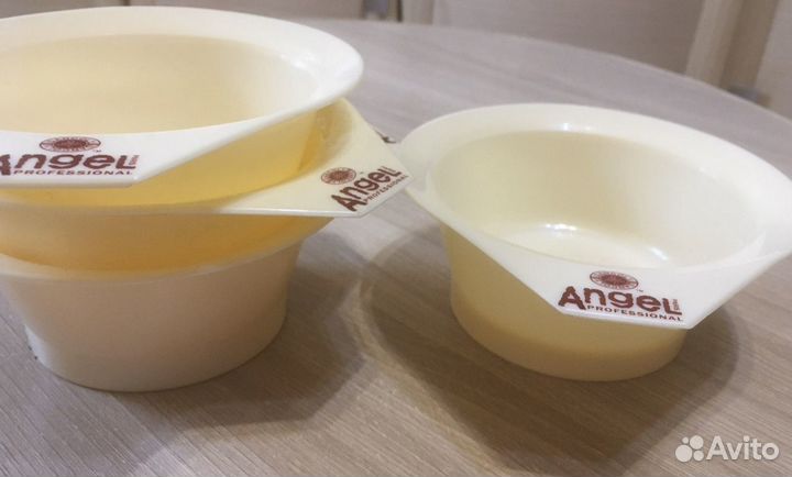 Чаша для окрашивания волос и кисть