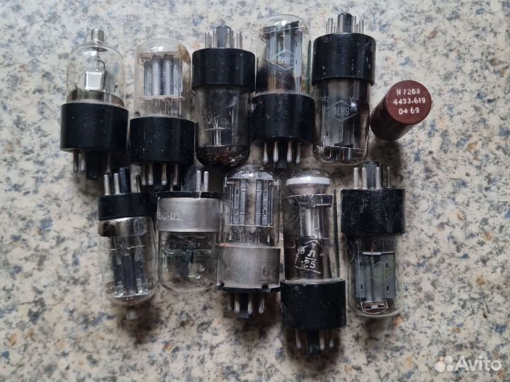 Радиолампы 50х 60х гг