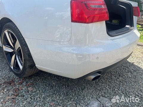 Задний бампер на audi a6 c7