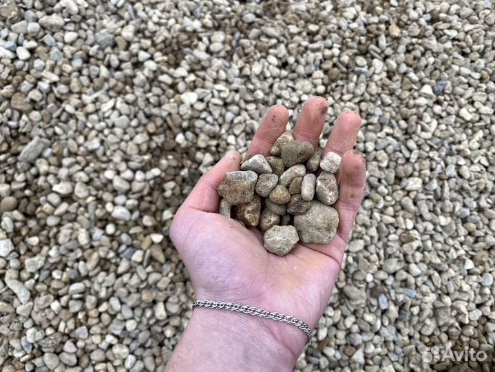 Щебень, Песок