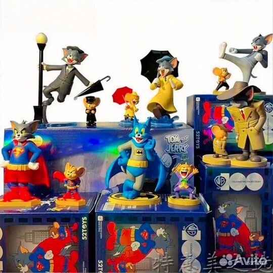 Фигурки 52toys Tom and Jerry 100 years WB