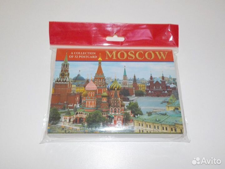 Наборы открыток Москва, Санкт-Петербург вечерний