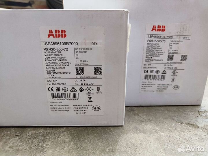 Устройство плавного пуска ABB