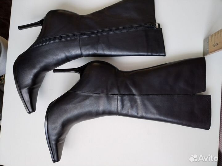 Сапожки д/с черные 38р 9см