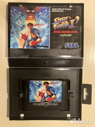 Оригинал Street Fighter 2 SCE для sega md pal