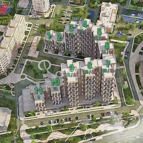 Квартира-студия, 30,8 м², 16/22 эт.