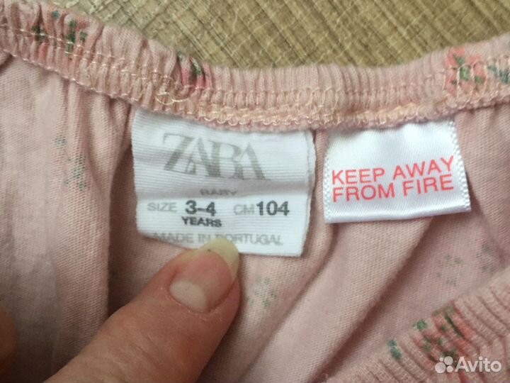 Блузка zara для девочки (104)
