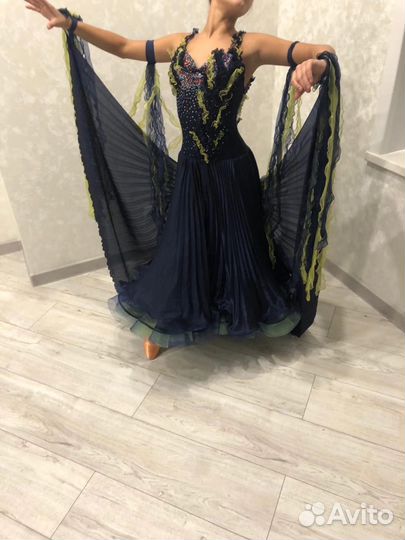 Платье для бальных танцев стандарт ю2