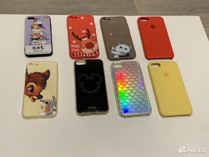 Набор чехлов для iPhone 5, 5s, SE, 7, 8 plus