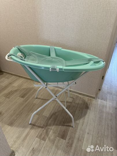 Ванна детская с подставкой и гамаком