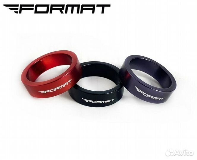 Кольцо проставочное рулевое format, 10 мм, цвет кр