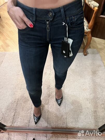 Джинсы скини Raw оригинал новые