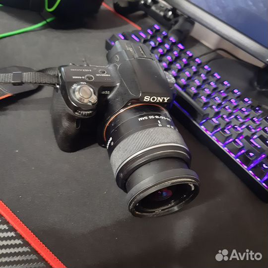 Зеркальный фотоаппарат sony a55