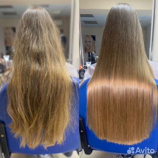 Полировка волос/Стрижки/Окрашивание