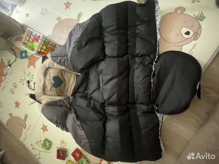 Теплый зимний конвер для новорожденных и до 3х лет