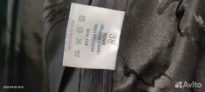 Шуба норковая с капюшоном 42 44