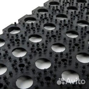 Коврик входной резиновый грязесборный ячеистый