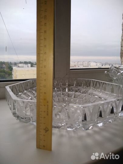 Ваза хрустальная