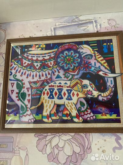 Картина стразами