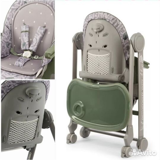 Стул для кормления бу, силиконовая тарелка новая