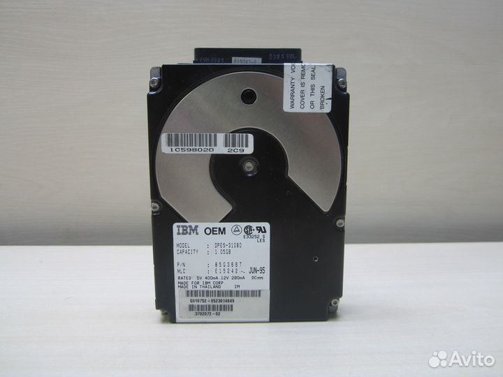 HDD IBM dpes-31080 (1,05GB) scsi SCA-80 №16