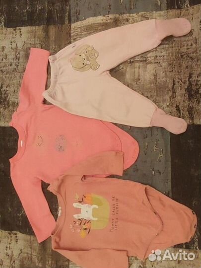 Детские вещи пакетом для девочки с 6-12 мем
