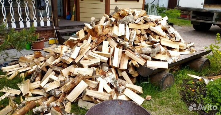 Дрова Береза в наличии в Выборге