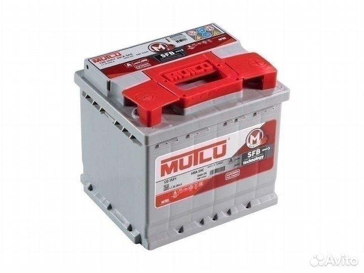 Аккумулятор 55 Ач Mutlu SMF 55540 / L1.55.054.A