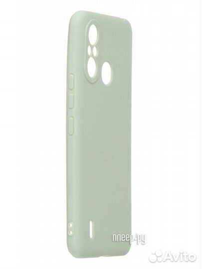 Чехол DF для Itel A49 Silicone Light Green itC