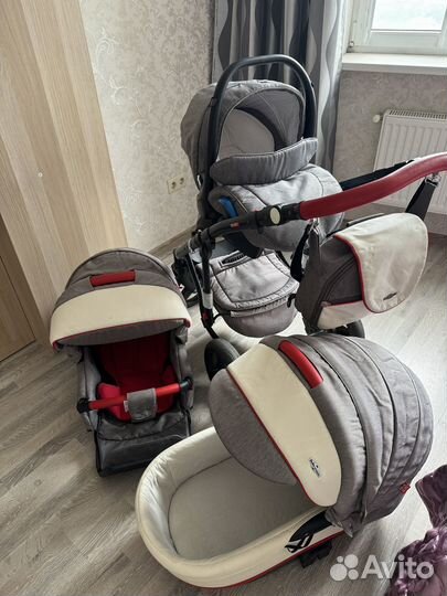 Коляска 3в1 Bebe mobile Movo