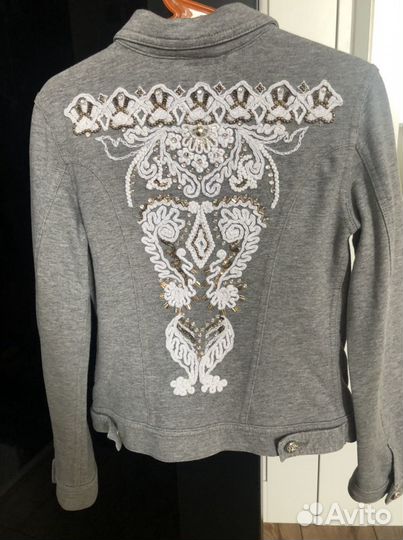 Трикотажный пиджак для девочки