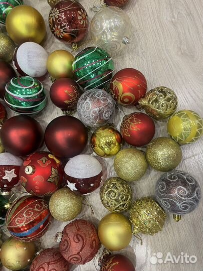 Елочные игрушки шары на елку украшения на елку