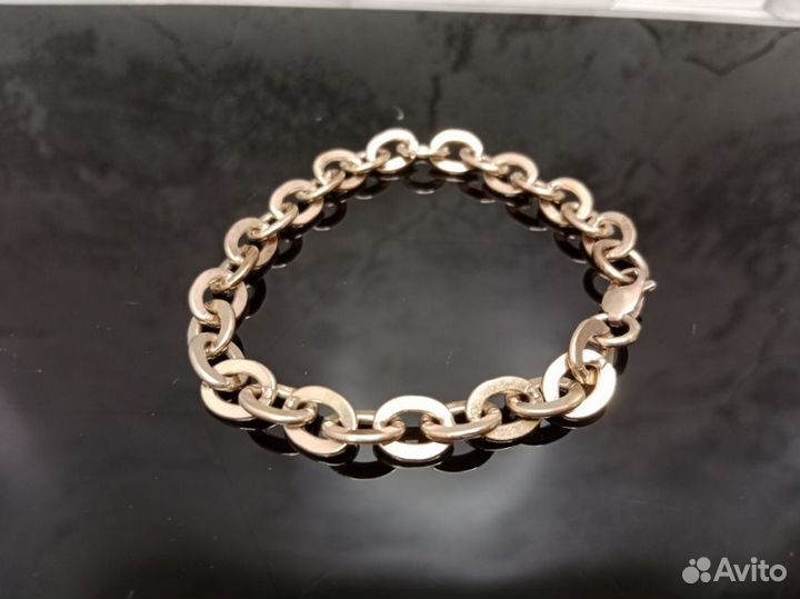 Золотой браслет 375 пробы массой 18 грамм (20 см)