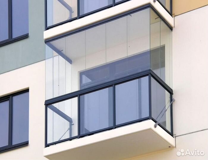 Безрамное (панорамное) остекление веранд