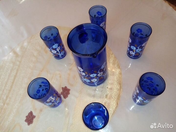 Итальянское кобальтовое стекло